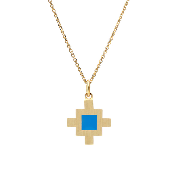 Bahar Pendant Blue Enamel