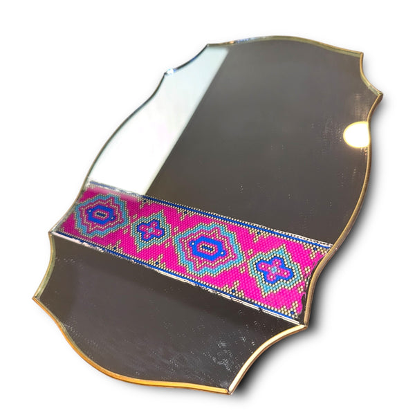 Delkash Soozan-Doozi Freeform Tabletop Mirror