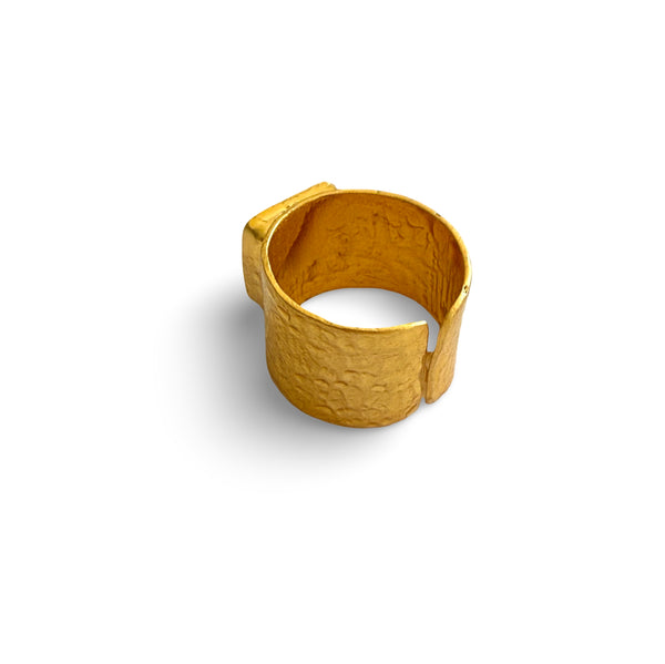 Rodin Wide Khatam Ring
