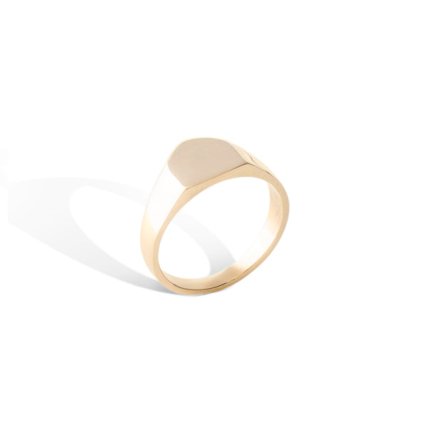 Sahra Signer Ring Yellow Gold
