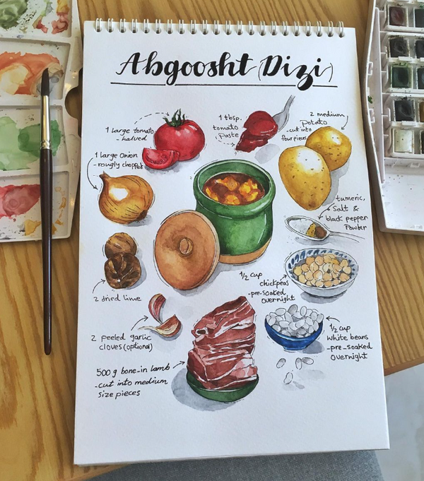 Abgousht Dizi Recipe Print