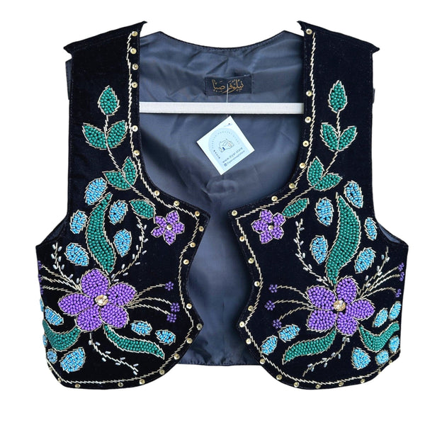 Garden Hand Beaded Vest
