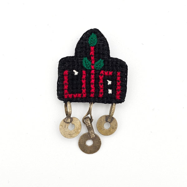 Hometown Embroidery Brooch