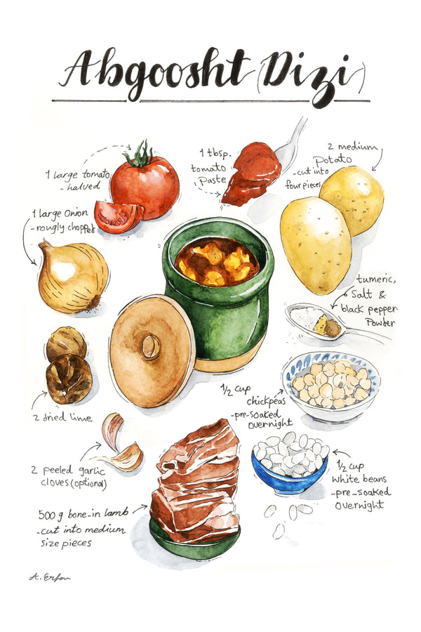 Abgousht Dizi Recipe Print