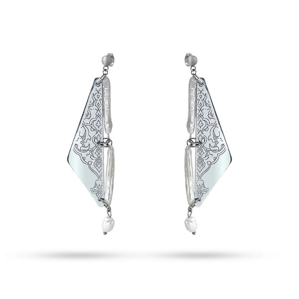 Thunder Earring – Silver