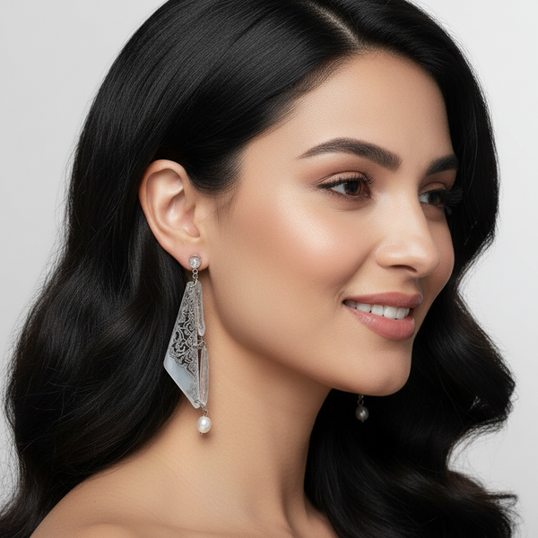 Thunder Earring – Silver