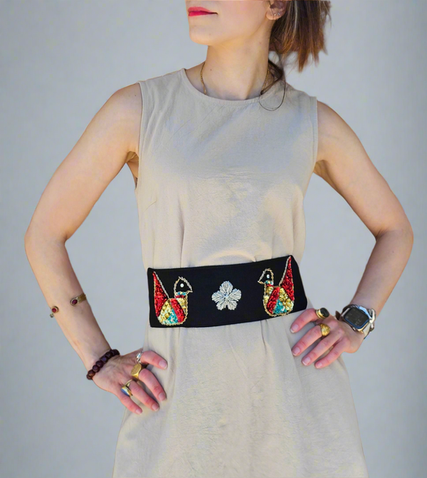 Homa Hand Beaded Belt