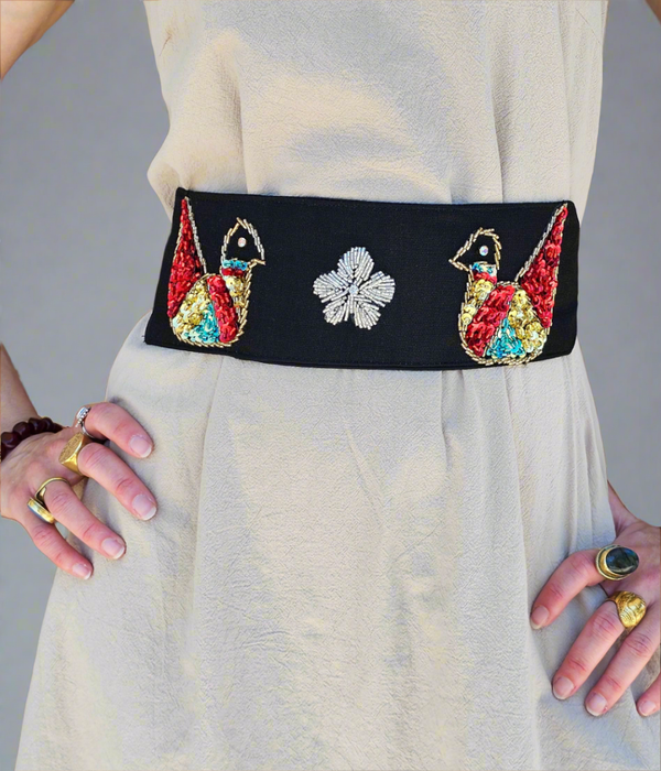 Homa Hand Beaded Belt