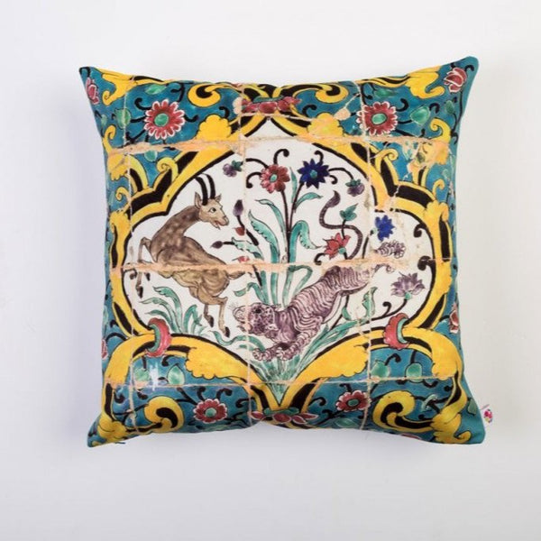 Persian Green Tile Pillow