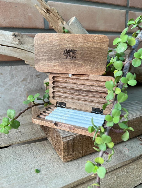 Pahlavi Wooden Cigarette Case