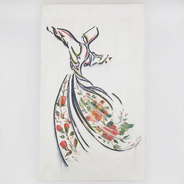 Sama Dance Painting on Canvas