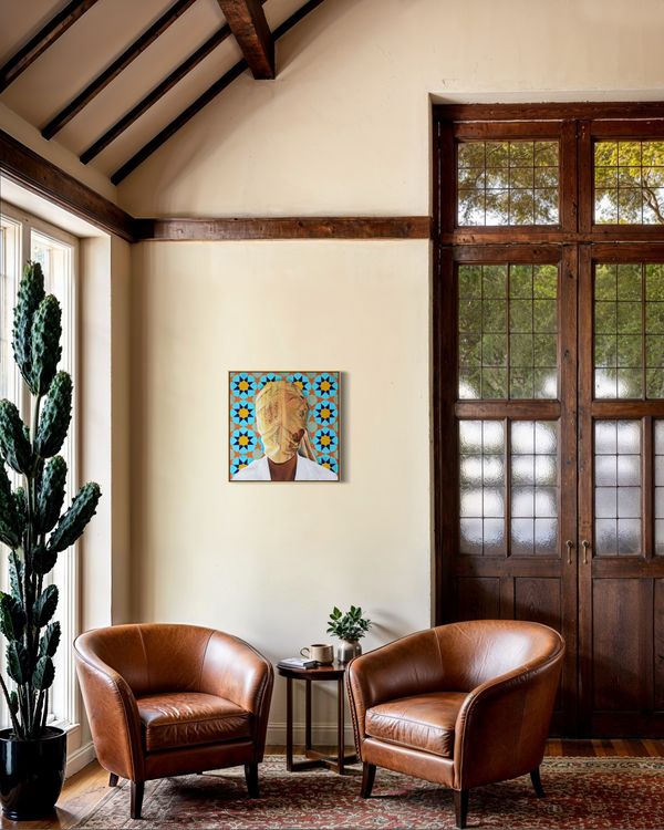 Ornamental Oppression Triptych Paintings