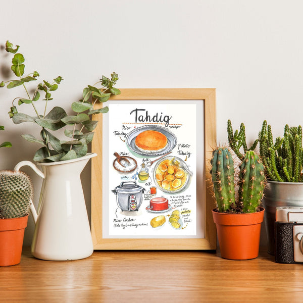 Tahdig Recipe Print