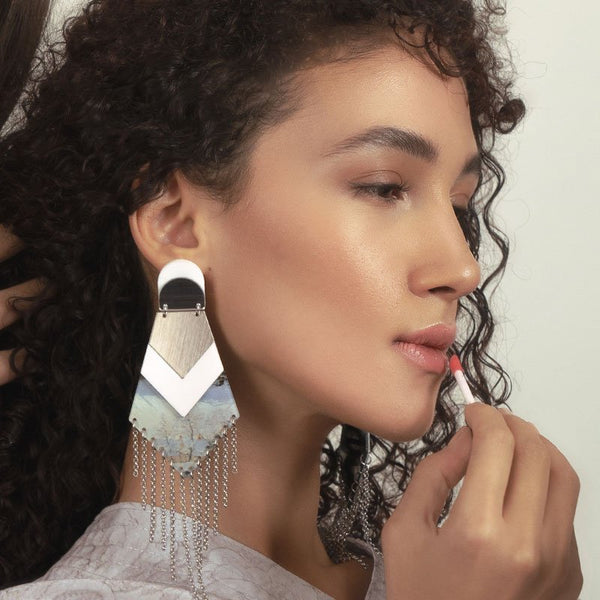 Tappeh Earring- White