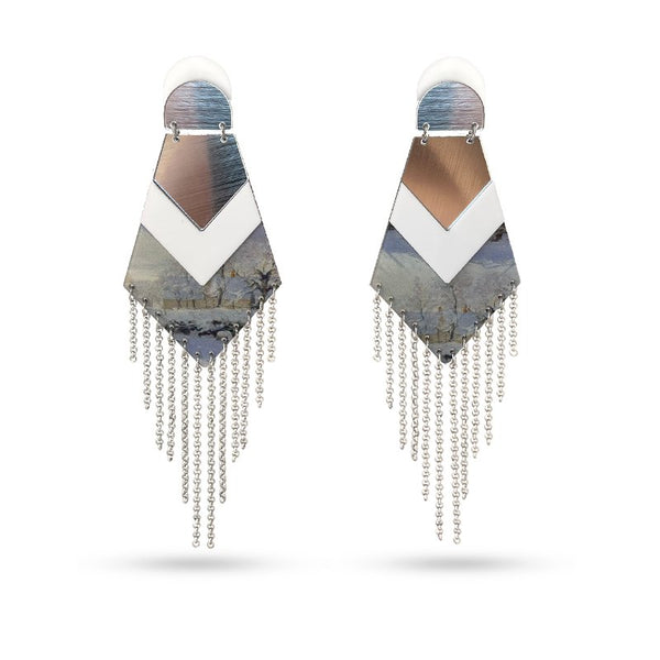 Tappeh Earring- White