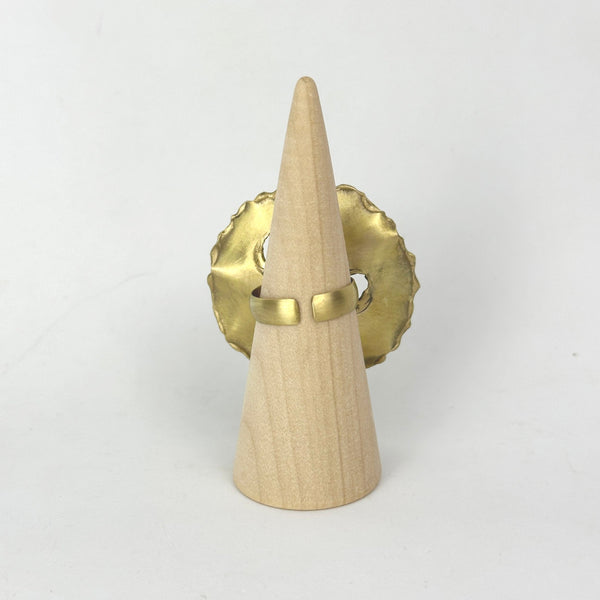 Floral Ring Brass Ring