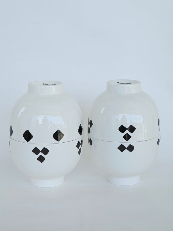 Black Farsi dots medium bowl