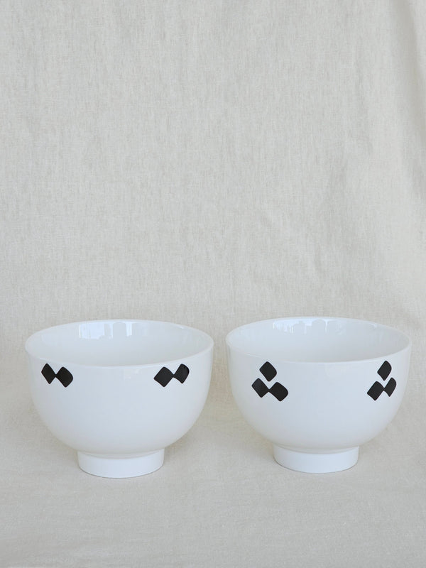 Black Farsi dots medium bowl