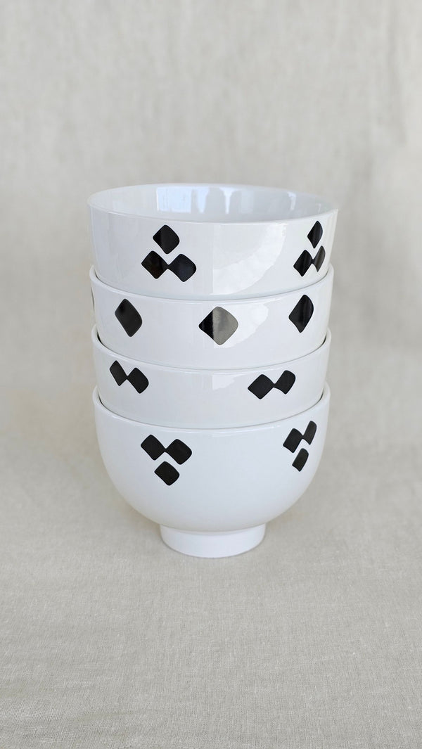 Black Farsi dots medium bowl