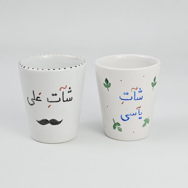 Customized Hand Painted Ceramic Shots