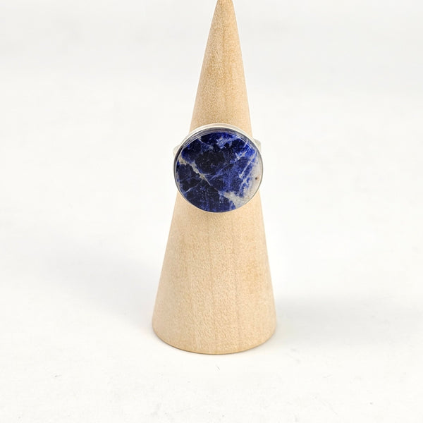 CobaltShine Silver Ring