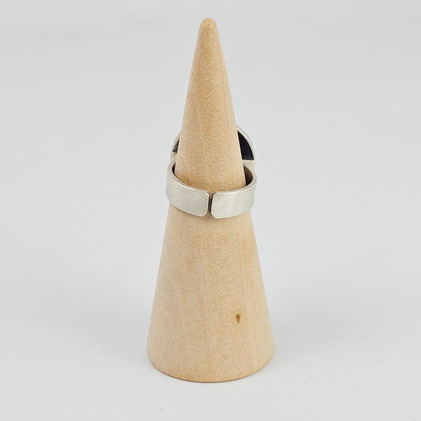 CobaltShine Silver Ring