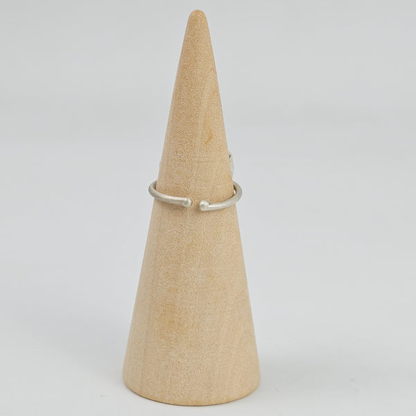 Silver Radiance Pearl Ring