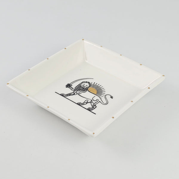 Shirokhorshid Jewelry Dish with gold touches