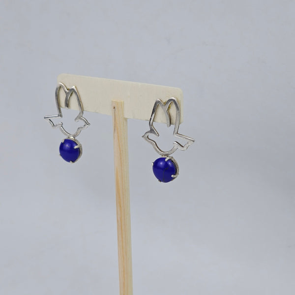 Silver Pigeon Earrings
