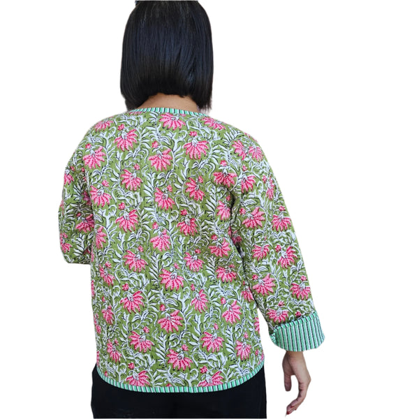 Reversible Green-Pink Jacket
