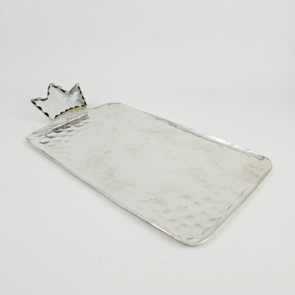 Copper Rectangular Tray with Etched Mirror