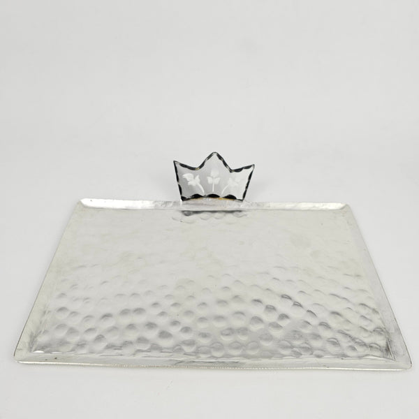 Copper Rectangular Tray with Etched Mirror