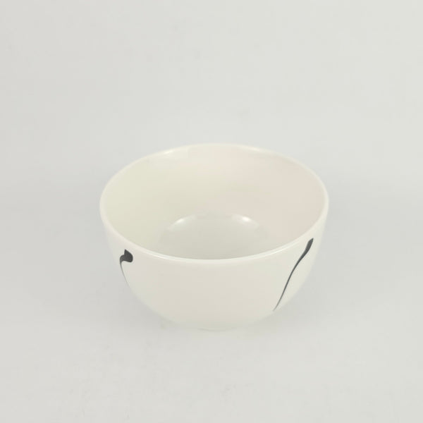 Black Farsi Letters medium bowl