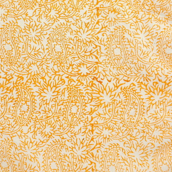 Amber Paisley Ghalamkari Tablecloth
