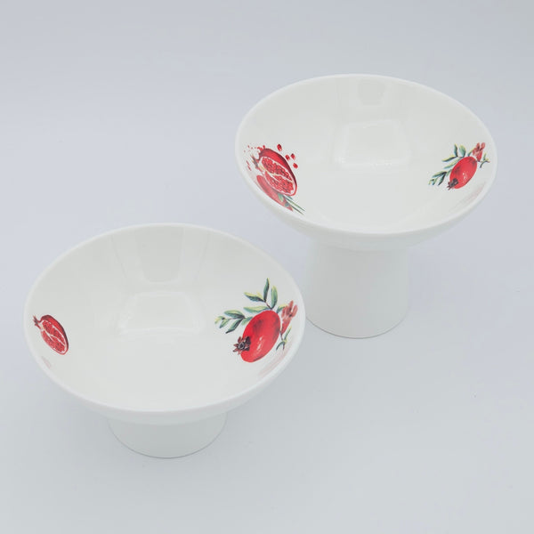 Pomegranate Footed Bowl