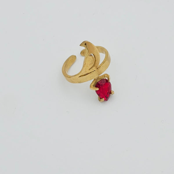 Persian Bird Brass Ring