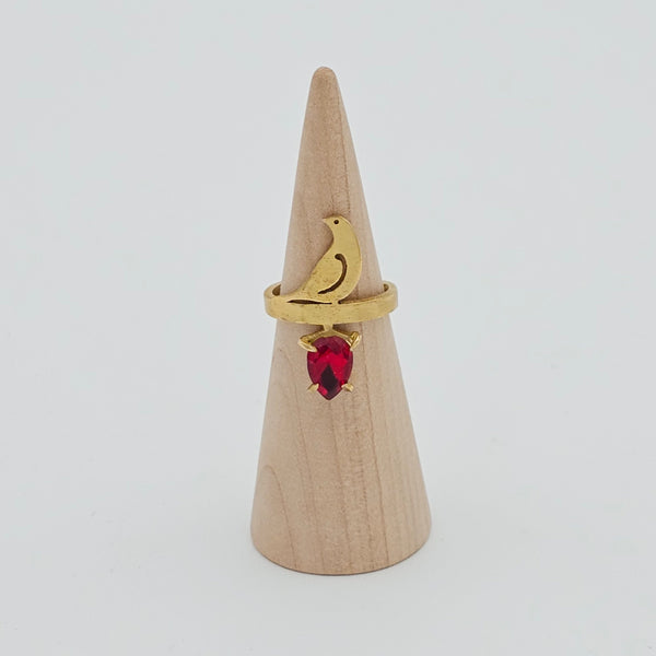 Persian Bird Brass Ring