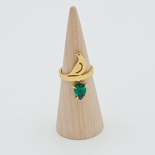 Persian Bird Brass Ring