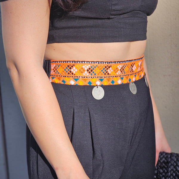 Balouchi Pants with Vintage Coins