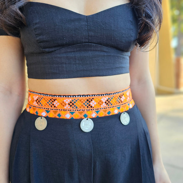 Balouchi Pants with Vintage Coins