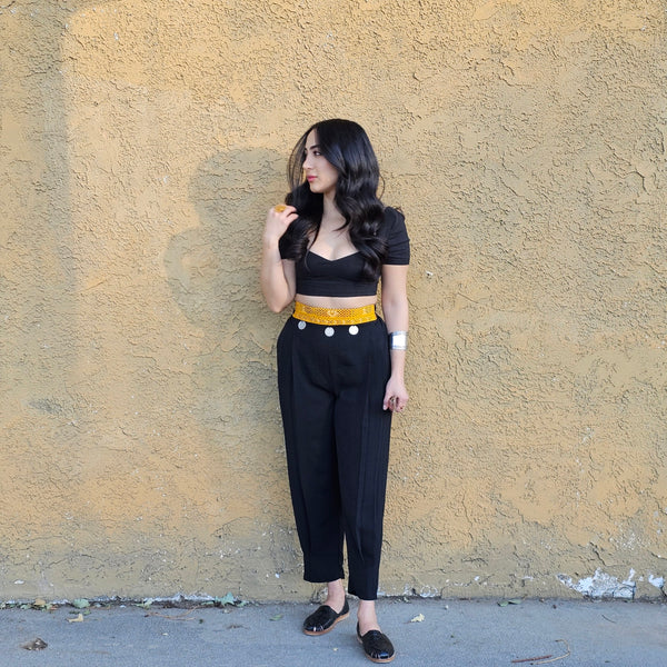 Balouchi Pants with Vintage Coins