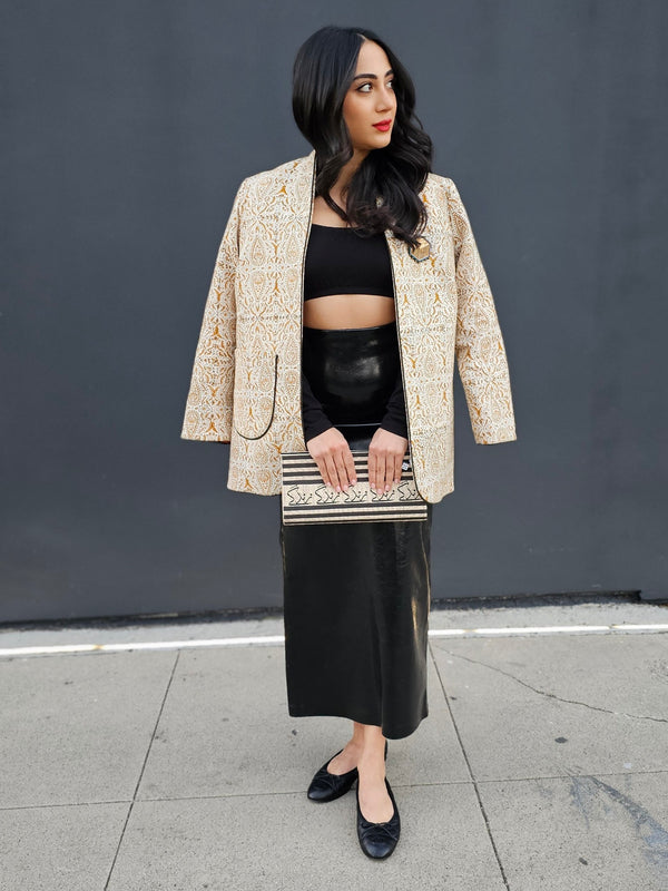 Handcrafted Ghalamkari Coat