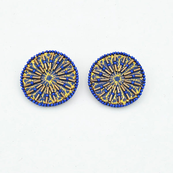 Sunset Embroidery Earrings