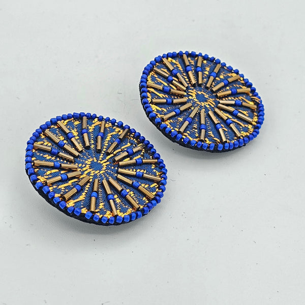 Sunset Embroidery Earrings