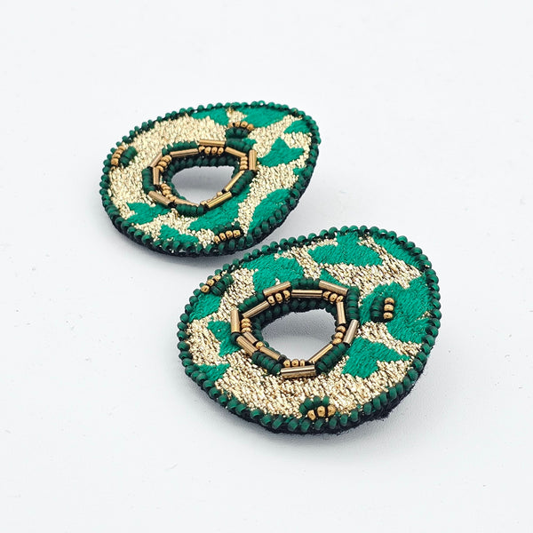 Miss O' Embroidery Earrings
