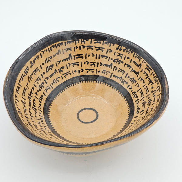 Mandaeans Glazed Bowl Wall Art