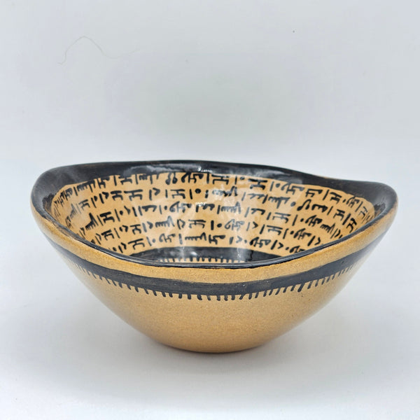 Mandaeans Glazed Bowl Wall Art