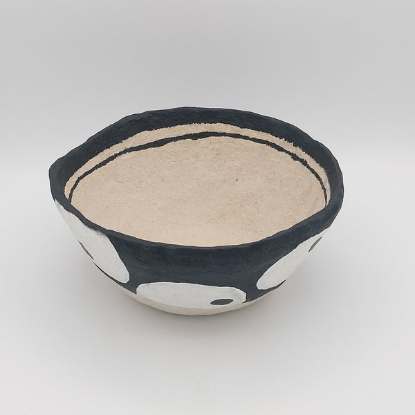 Hand Painted Paper Mache Bowl