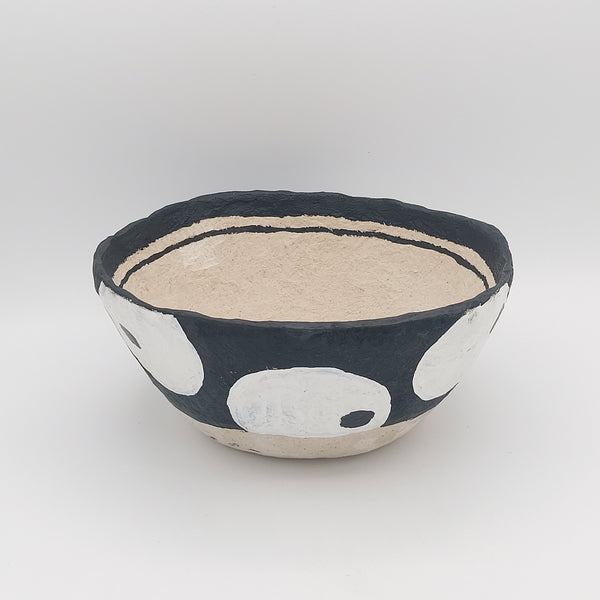 Hand Painted Paper Mache Bowl