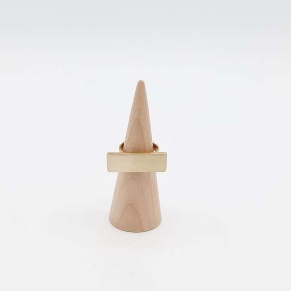 Geometric Shapes Brass Rings